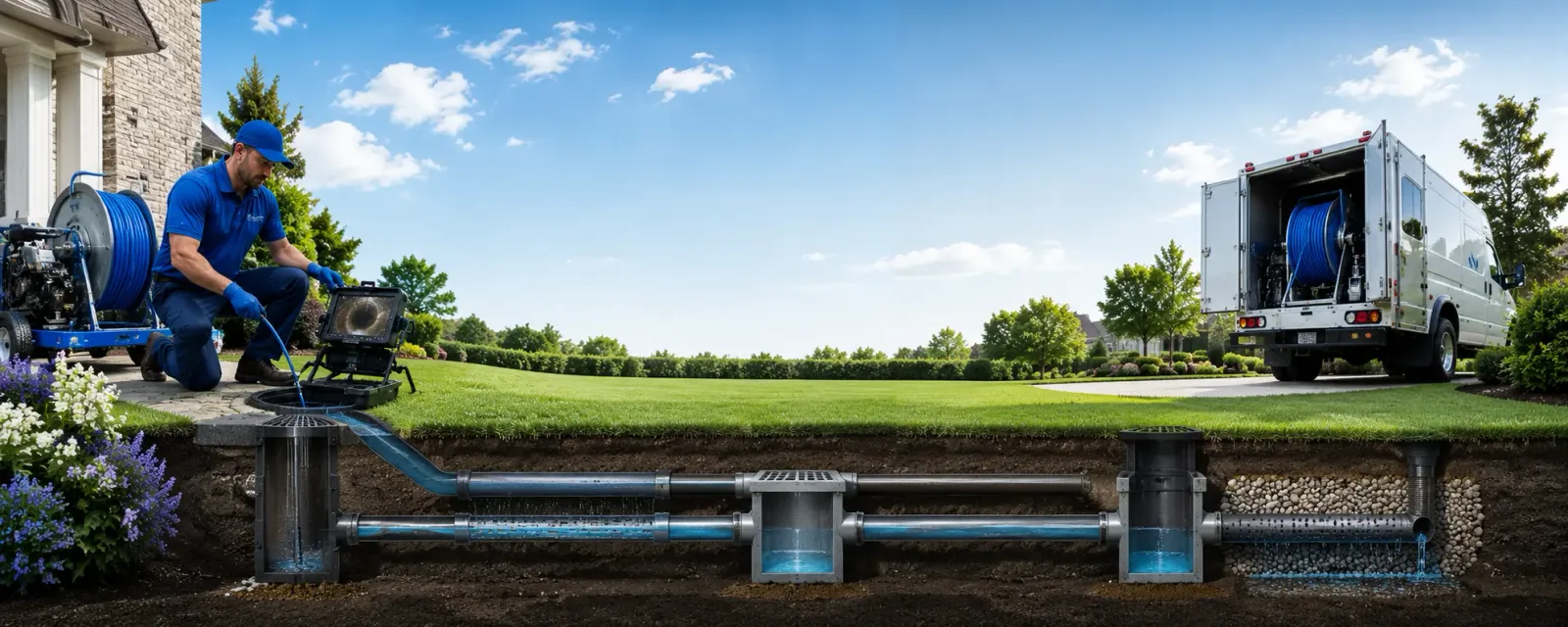 Outdoor drain cleaning information for Charlotteville, NY